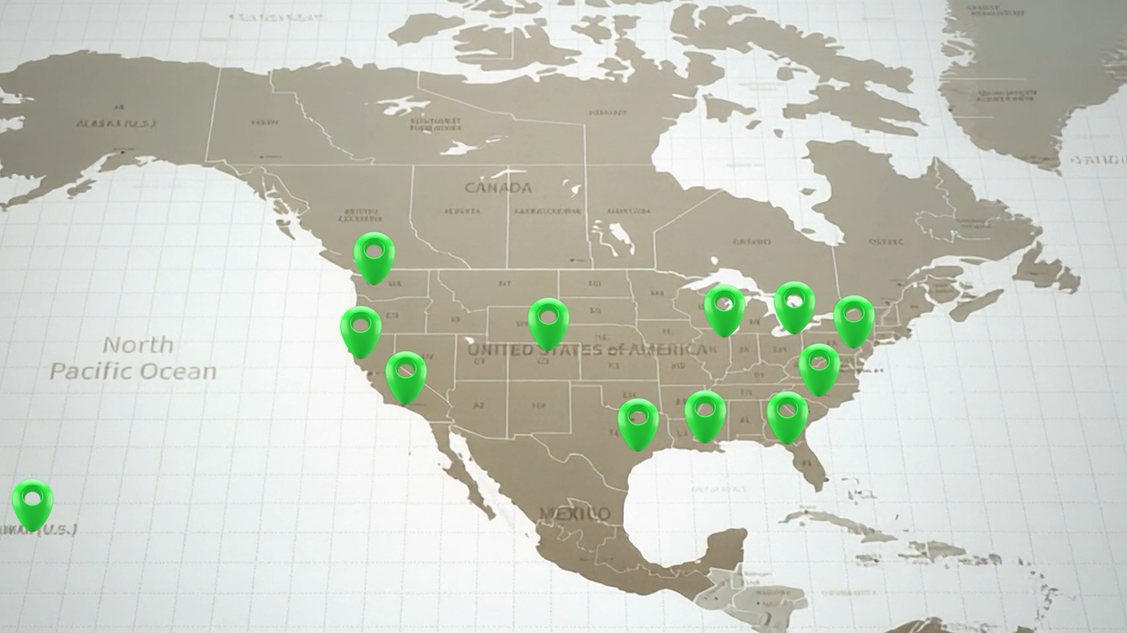 UnitedStates Map of Offices
